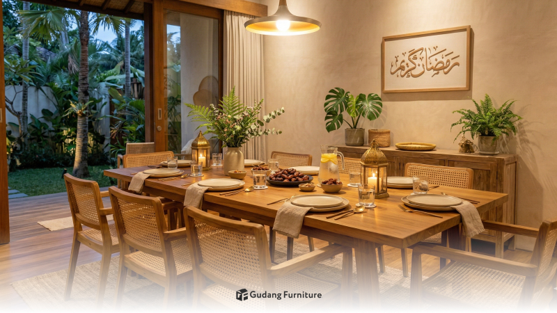 Ruang Makan Lebih Hangat untuk Buka Puasa Bersama